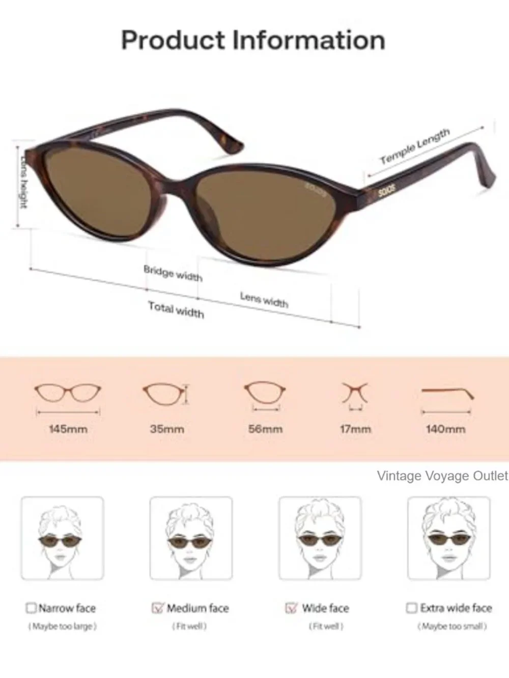 Vintage Oval Polarized Sunglasses for Women Trendy Retro 90s UV Protection